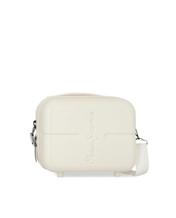 NESESER BEAUTY CASE HIGHLIGHTS WHITE Pepe Jeans