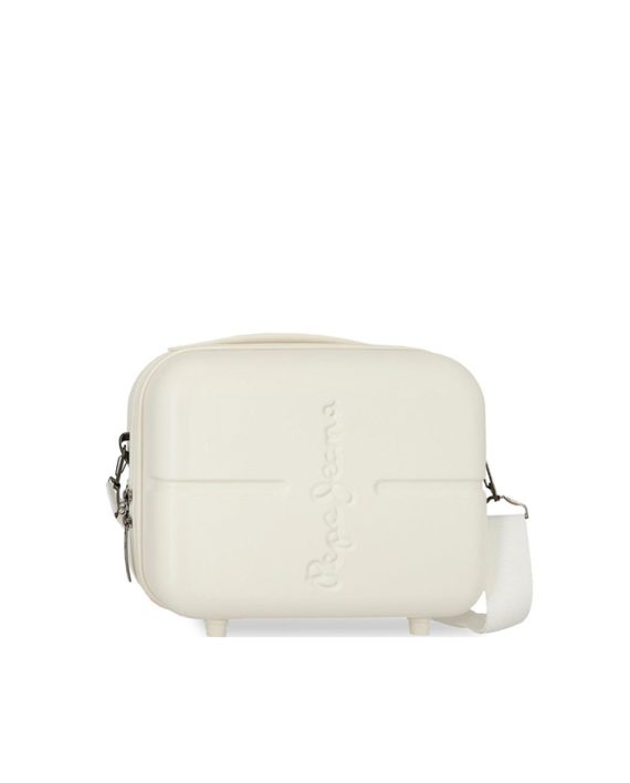 NESESER BEAUTY CASE HIGHLIGHTS WHITE Pepe Jeans
