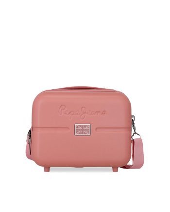 NESESER BEAUTY CASE ACCENT POWDER PINK Pepe Jeans