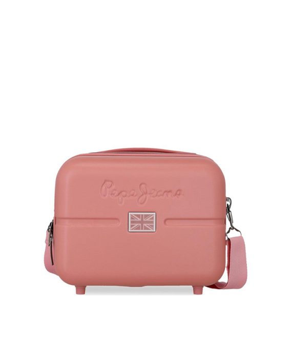 NESESER BEAUTY CASE ACCENT POWDER PINK Pepe Jeans