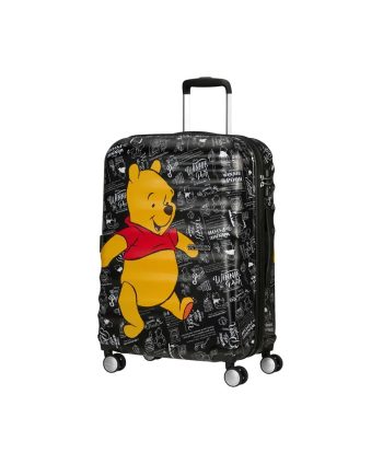 KOFER WINNIE THE POOH CITY WAVEBREAKER DISNEY-SPIN.77/28 TSA BLACK TROLLEY American Tourister