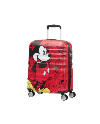 KOFER MICKEY COMICS CITY WAVEBREAKER DISNEY-SPIN.55/20 TSA RED TROLLEY American Tourister