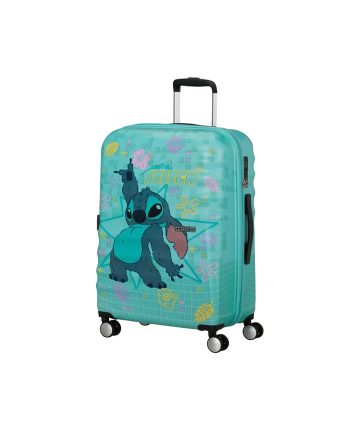 KOFER STITCH FLOWER CITY WAVEBREAKER DISNEY-SPIN.67/24 TSA BLUE TROLLEY American Tourister