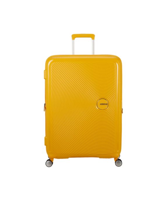 KOFER SOUNDBOX-SPINNER 80/30 TSA EXP GOLDEN YELLOW TROLLEY American Tourister