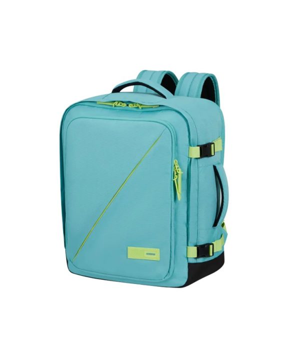 RANAC TAKE2CABIN-CASUAL BACKPACK DUSTY TURQUOISE/LIME American Tourister