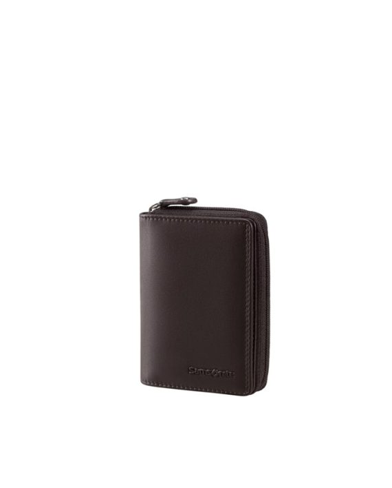 NOVČANIK ATTACK 2 SLG-739 - 8CC + 2 GUSS ZIP BROWN Samsonite