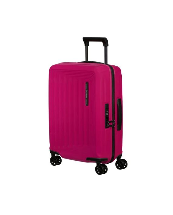 KOFER NUON-SPINNER 69/25 EXP METALLIC RUBY TROLLEY Samsonite