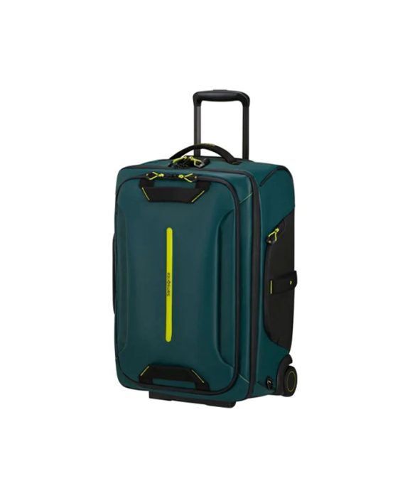 KOFER ECODIVER-DUFFLE/WH 67/24 DARK TEAL/LIME TROLLEY Samsonite