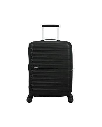 KOFER FASTFORWARD-SPINNER 55/20 TSA EXP FLASH BLACK TROLLEY American Tourister