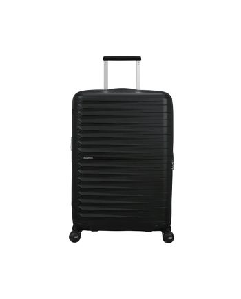 KOFER FASTFORWARD-SPINNER 68/25 TSA EXP FLASH BLACK TROLLEY American Tourister