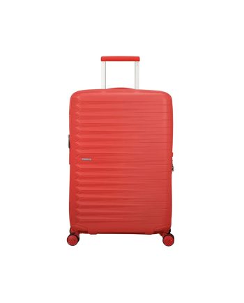 KOFER FASTFORWARD-SPINNER 68/25 TSA EXP SUNSET CORAL TROLLEY American Tourister