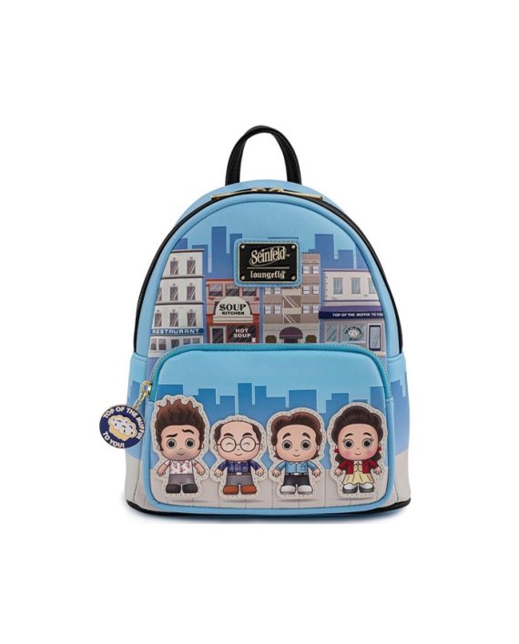 RANAC SEINFELD CHIBI CITY  MINI BACKPACK BLUE Loungefly