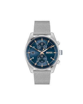 MUŠKI RUČNI SAT SKYTRAVELLER 1514149 STEEL Boss