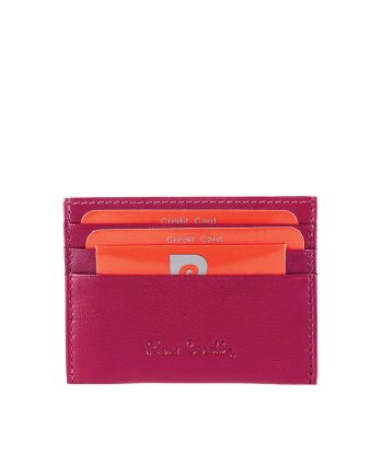 NOVČANIK CARD DARK PINK Pierre Cardin
