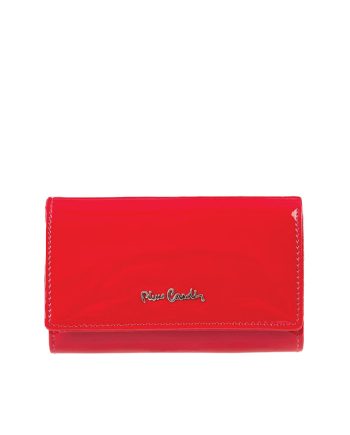 NOVČANIK ŽENSKI SHINE 3 CLIPS RED Pierre Cardin