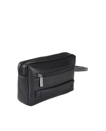 TORBA HORIZONTAL SHINE BLACK Pierre Cardin