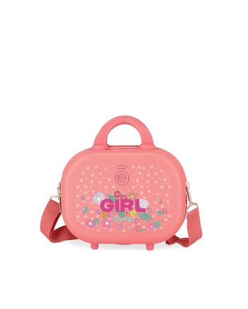 NESESER BEAUTY CASE GIRL ZONE CORAL RED Enso Adept